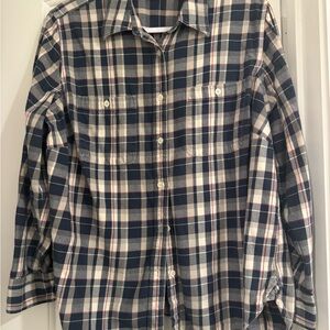 Lauren Ralph Lauren Blue and White Checkered Shirt
